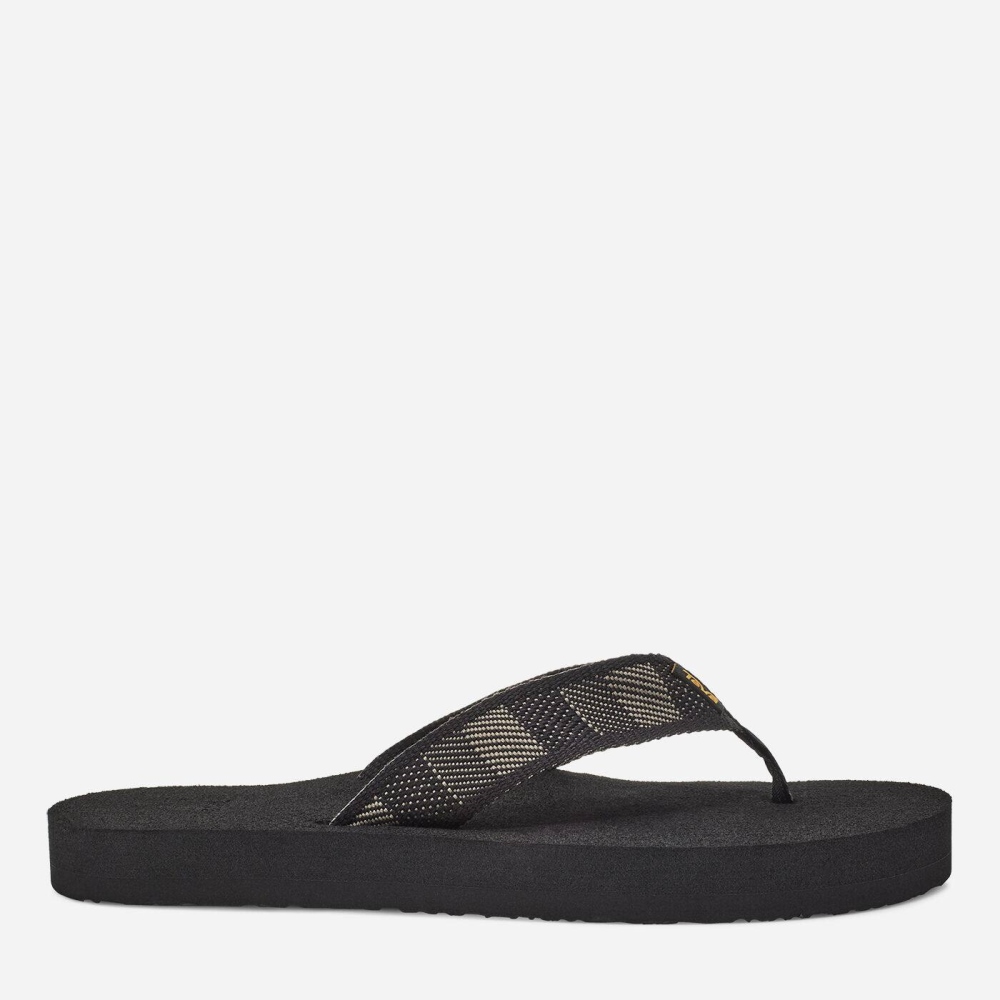 Teva Original Mush Men's Black Sandals CA49741 Canada Sale